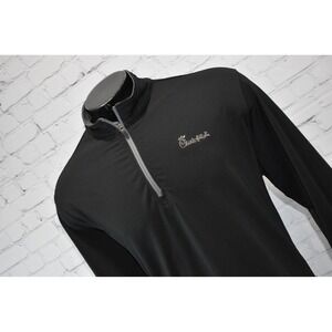 Oobe 1/4 Zip Pullover Work Shirt Mens XL Black Chick-fil-A Hydrovent Performance